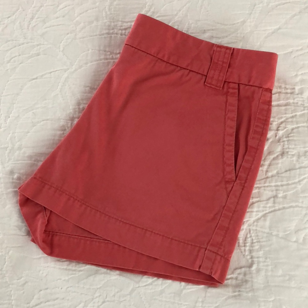 J. Crew Hot Pink City Fit Chino Shorts
